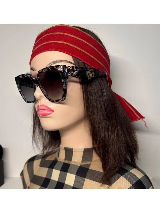 New Authentic Dolce & Gabbana Women\'s iconic DG Crossed luxury Sunglasses main image 14